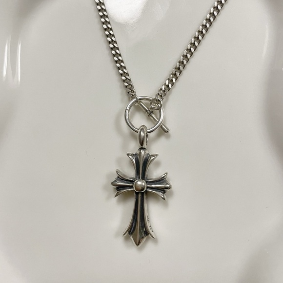 Other - Sterling Silver Chromehearts style pendant necklace